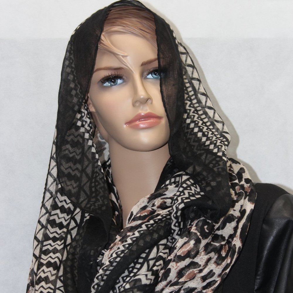 Vanity Infinity Leopard Scarf